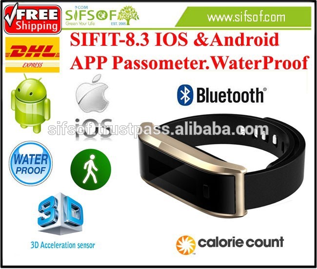 SIFIT-8.3 iosとandroidアプリ歩数計。フィットネス歩数計。iosとandroidアプリ歩数計。-万歩計問屋・仕入れ・卸・卸売り