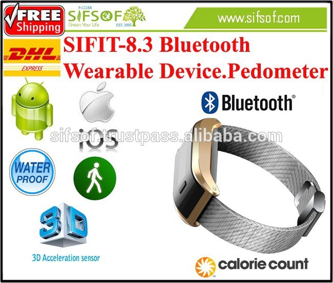 SIFIT-8.3 bluetoothウェアラブルデバイス。リストバンド歩数計。ウェアラブルデバイスbluetooth。フィットネスブームバンドスマート-万歩計問屋・仕入れ・卸・卸売り