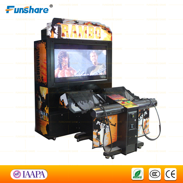 コイン式funshare熱い販売のランボーのアーケードシューティングゲーム機用ゲーム機-コイン式遊具問屋・仕入れ・卸・卸売り