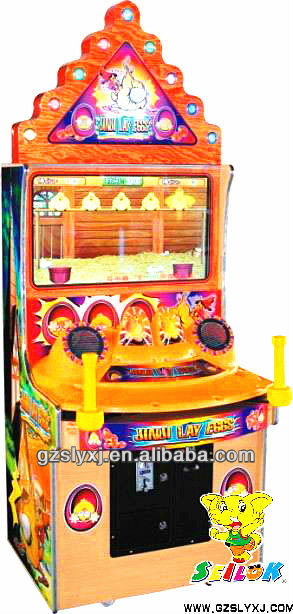 ビデオ硬貨が切符の娯楽ゲーム・マシンを作動させる卵のアーケードを置きなさい-その他インドアスポーツ用品問屋・仕入れ・卸・卸売り