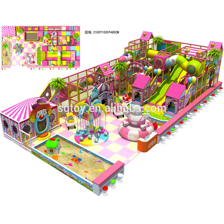 工場カスタム子供商業テーマ屋内遊び場城、キッズいたずら城-屋外用遊具問屋・仕入れ・卸・卸売り