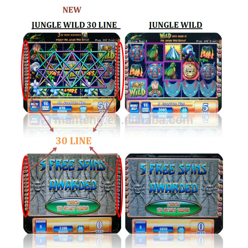 ジャングルの野生( または20new30ラインライン) wmxnxt1カジノスロットpcb/のゲーム機のボード-コイン式遊具問屋・仕入れ・卸・卸売り