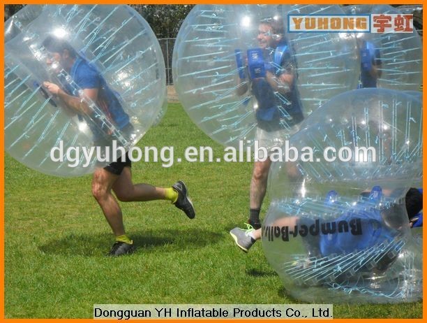 1.0ミリメートルポリ塩化ビニールインフレータブルバンパーボールサッカーサッカーの試合のためのバブル-ボール問屋・仕入れ・卸・卸売り