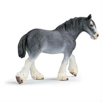 プラスチック製の馬の形のおもちゃ現実的な3d/競馬おもちゃ-動物型ライディングトイ問屋・仕入れ・卸・卸売り