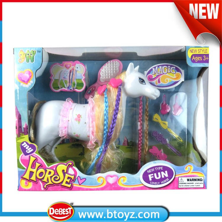 女の子のための馬のおもちゃに乗って-動物型ライディングトイ問屋・仕入れ・卸・卸売り