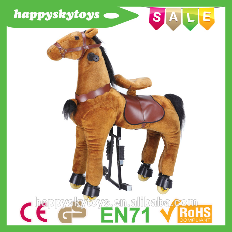 熱い販売の! カスタム動物のプラッシュおもちゃce、 機械的な馬の子供のためのギフト、 歩行動物-動物型ライディングトイ問屋・仕入れ・卸・卸売り