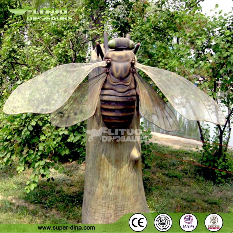 巨大な公園昆虫モデルアニマトロニクス-その他遊園地用遊具問屋・仕入れ・卸・卸売り