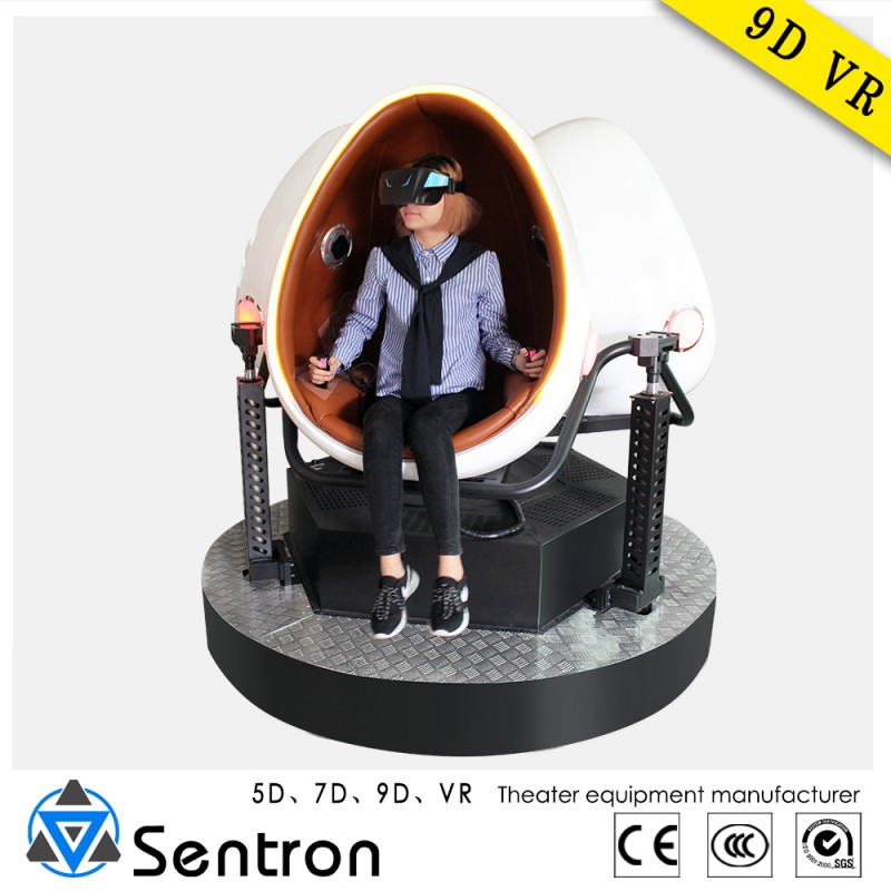 3席9d vr卵シネマで仮想現実ヘッドセットからsenchuang 9dシネマ-その他遊園地用遊具問屋・仕入れ・卸・卸売り