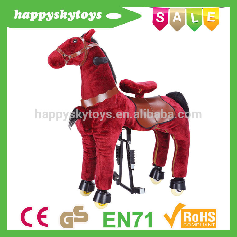 行く乗馬するための熱い販売、 乗って木馬に乗って、 ポニー付き馬-動物型ライディングトイ問屋・仕入れ・卸・卸売り