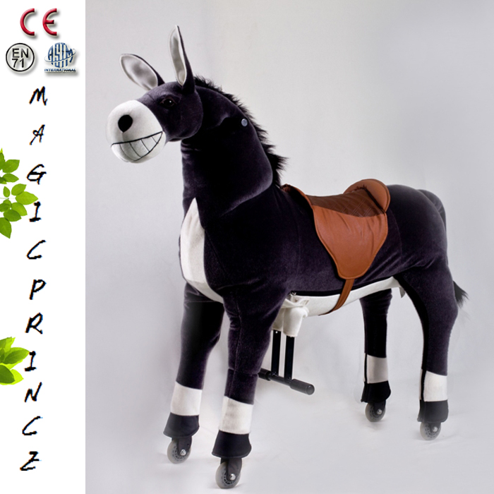 (En71 & astm & ce) 〜 (合格!!) 〜 マジック王子面白い おもちゃ に乗っ ブラウン馬用キッド 、乗馬馬玩具発売中-問屋・仕入れ・卸・卸売り