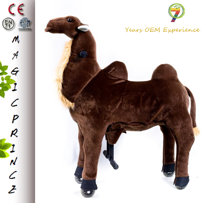 (En71 & astm & ce) 〜 (合格!!) 〜工場で中国用ぬいぐるみ乗り 上の おもちゃ馬上車輪用卸売、 ブラウン馬-問屋・仕入れ・卸・卸売り