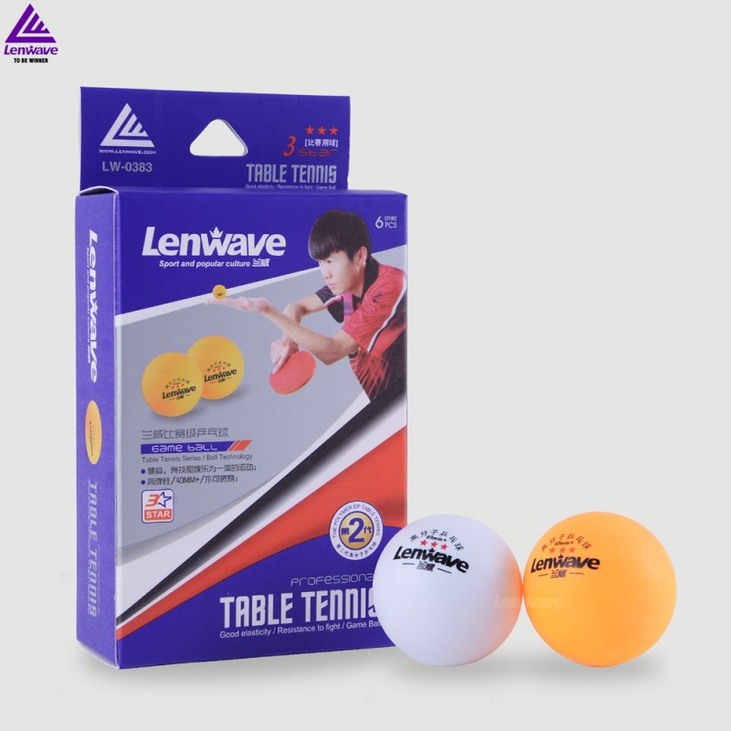 2016 lenwaveブランド新しいデザイン高品質パーソナライズ3スターピンポン卓球ボール-卓球ボール問屋・仕入れ・卸・卸売り