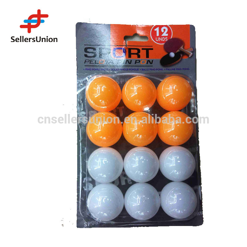 売れ筋20156個6個オレンジと白のping- ピンポン$1.0ボールセット-卓球ボール問屋・仕入れ・卸・卸売り