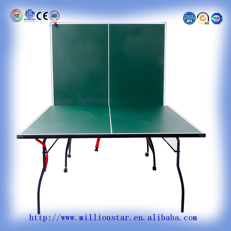 ベストセラー高品質dgミリオンスターLS-TT71016 12ミリメートル屋内可動卓球テーブル用卸売-卓球台問屋・仕入れ・卸・卸売り
