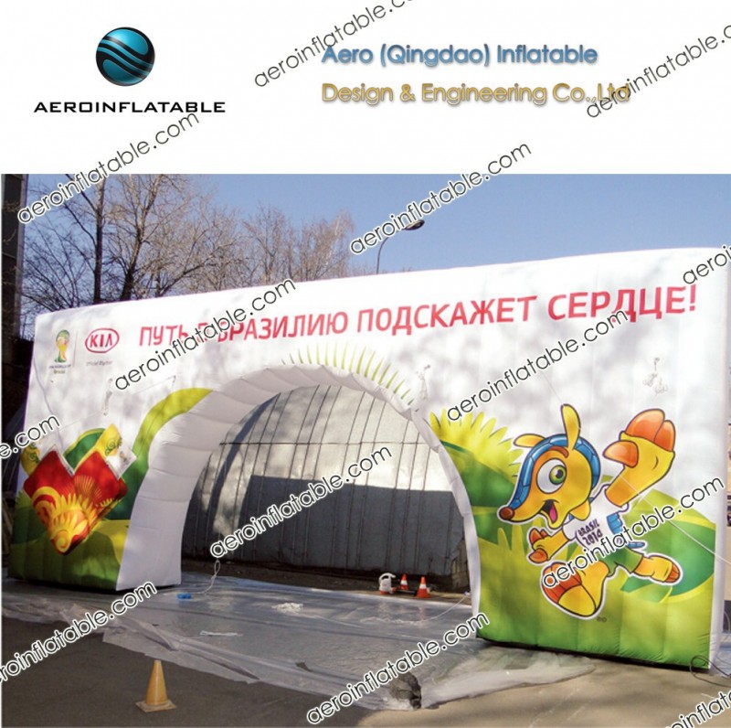 正方形のインフレータブルアーチ/アーチインフレータブル壁/広告のためのインフレータブルアーチ-空気式遊具問屋・仕入れ・卸・卸売り