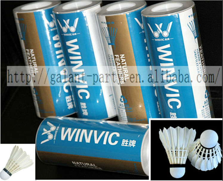 Class A Natural Goose Feather OEM Badminton Tournament Shuttlecock (12-pk)-シャトルコック問屋・仕入れ・卸・卸売り