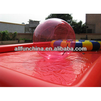 膨脹可能な赤い水球および膨脹可能なプール-水上遊具問屋・仕入れ・卸・卸売り