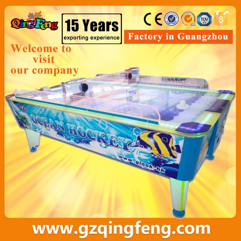 コイン式qingfengのアーケードゲーム2人エアホッケーテーブル-エアホッケー問屋・仕入れ・卸・卸売り