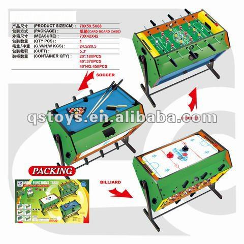 マルチ機能3in1・ビリヤードテーブルゲームのプラスチック、 サッカー、 空気hockeyqs111110213-エアホッケー問屋・仕入れ・卸・卸売り