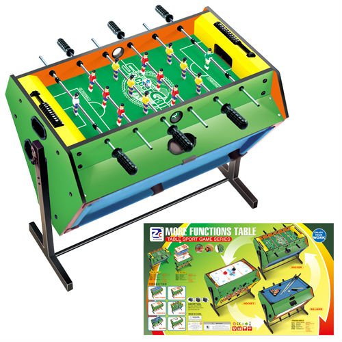1つの多ゲームテーブル手のフットボールの試合のテーブルに付き3つ-サッカーテーブル問屋・仕入れ・卸・卸売り
