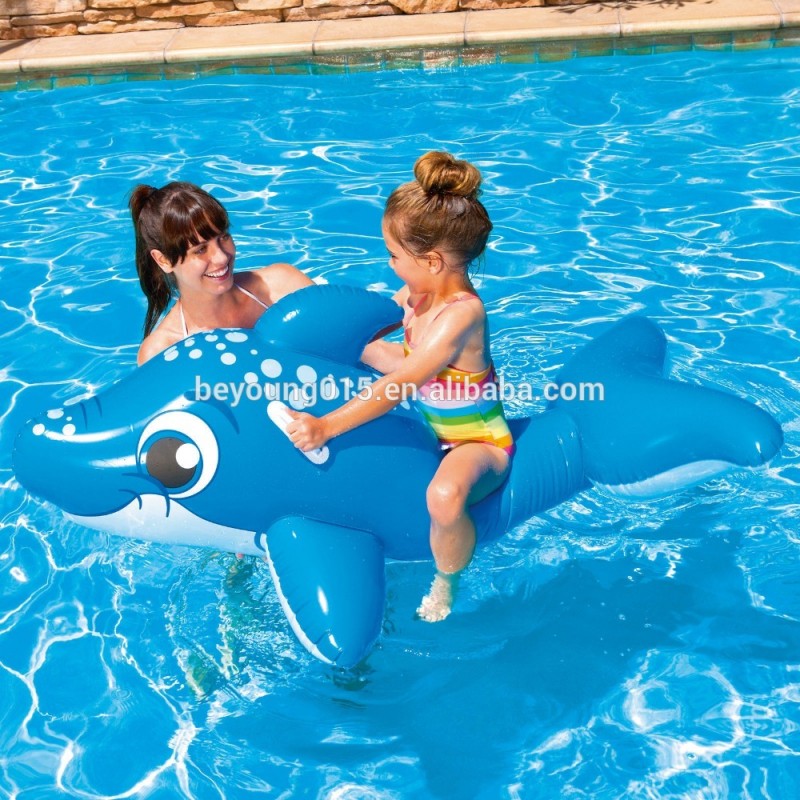 夏水イルカ おもちゃ pvc インフレータブルイルカ プール水ビーチ乗り上、 ride on インフレータブル動物-問屋・仕入れ・卸・卸売り