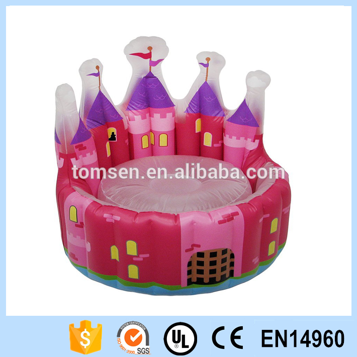 インフレータブル ピンク プリンセス城チェア/インフレータブル pvc ピンク プリンセス城チェア-問屋・仕入れ・卸・卸売り