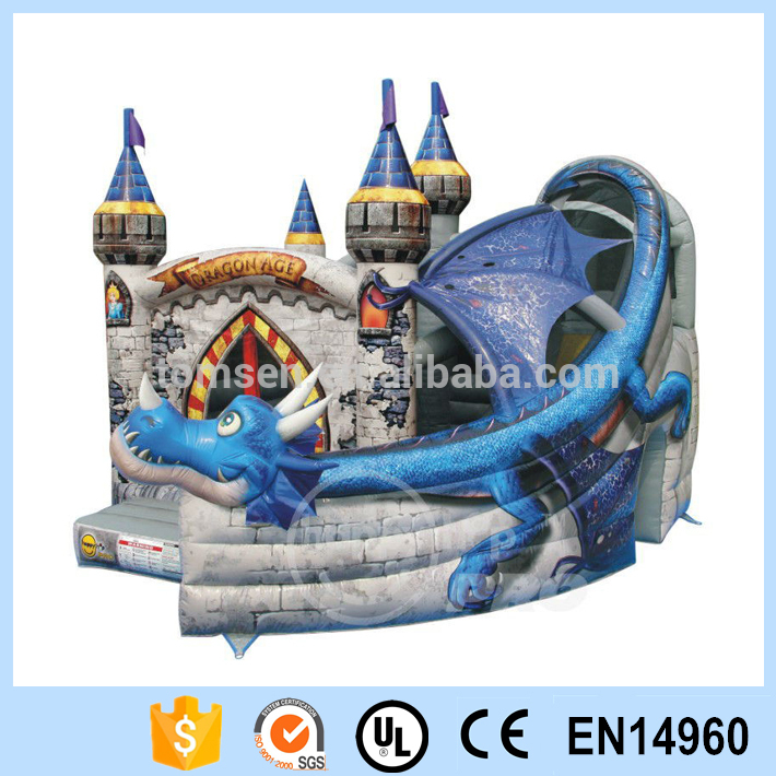 インフレータブルバウンサーインフレータブルドラゴン用心棒コンボ気流販売のための-空気式遊具問屋・仕入れ・卸・卸売り