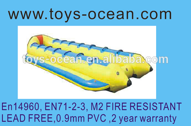 けん引可能な新しいインフレータブルバナナボート2015/トビウオのおもちゃ/フライングフィッシュ-水上遊具問屋・仕入れ・卸・卸売り