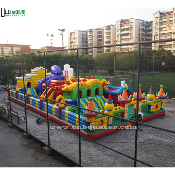 子供の遊園地で作られた巨大なインフレータブルpvcターポリンを中国第一クラスfactroy-空気式遊具問屋・仕入れ・卸・卸売り