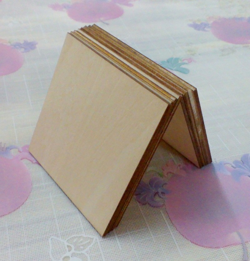 未完成100*100*3mm白木名カード、 高いqulity手芸用品中国バルクグリーティングカード-記念品問屋・仕入れ・卸・卸売り