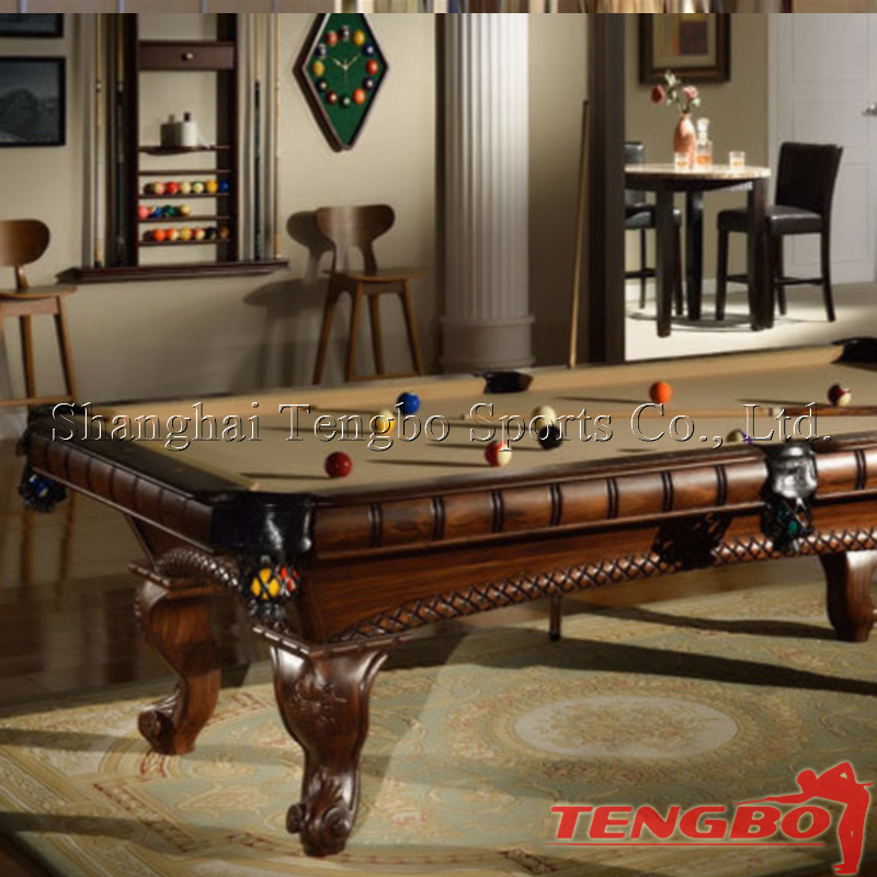 木材彫刻が施された豪華な固体tb-us003marblビリヤードプールテーブルゲーム-スヌーカー、ビリヤード台問屋・仕入れ・卸・卸売り