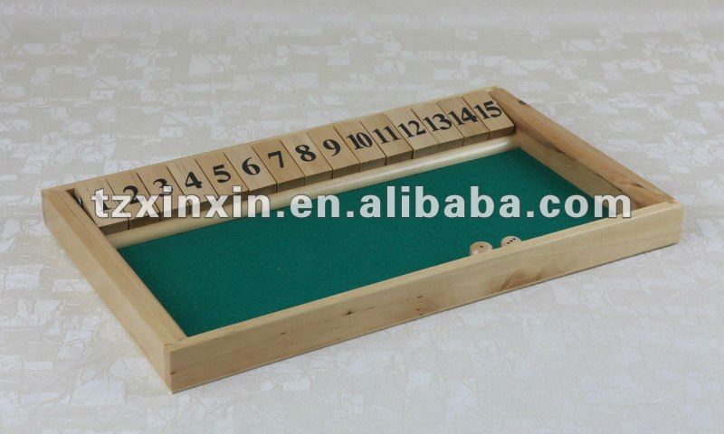木箱をシャットダウン木製のボードゲーム-ボードゲーム問屋・仕入れ・卸・卸売り