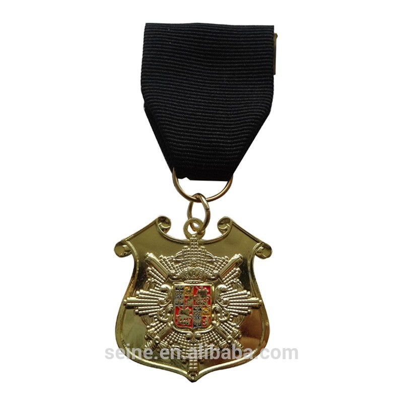 ユニークなカスタムメイド生産金属賞のメダル安全ピン付-記念品問屋・仕入れ・卸・卸売り