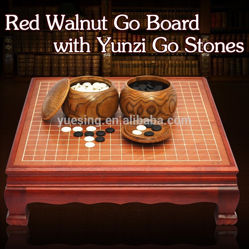 碁ゲームセットweiqi碁盤でゲーム赤いクルミと行く石片-チェス問屋・仕入れ・卸・卸売り