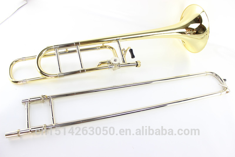 販売高品質b/fダブル色テナートロンボーン金管楽器、 ロータリーバルブ-トロンボーン問屋・仕入れ・卸・卸売り