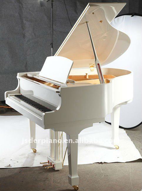 磨かれた白いグランドピアノGP-148-L5 Wagner Jsder-ピアノ問屋・仕入れ・卸・卸売り