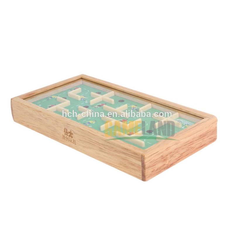 子供の木製サッカー迷路ゲームクラシック木製パズルゲーム-チェス問屋・仕入れ・卸・卸売り