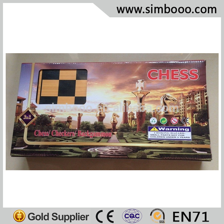 3で1チェスセットfloding39*19.5*4.5cmチェスボードゲーム-チェス問屋・仕入れ・卸・卸売り