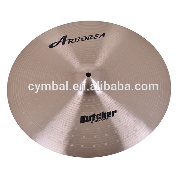 最高品質100％肉屋ハンドメイドシリーズ16" クラッシュシンバル-シンバル類問屋・仕入れ・卸・卸売り