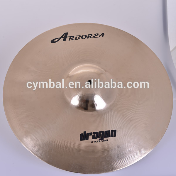 高品質b20効果シンバル、 ドラゴンパール研磨17" クラッシュシンバル-シンバル類問屋・仕入れ・卸・卸売り