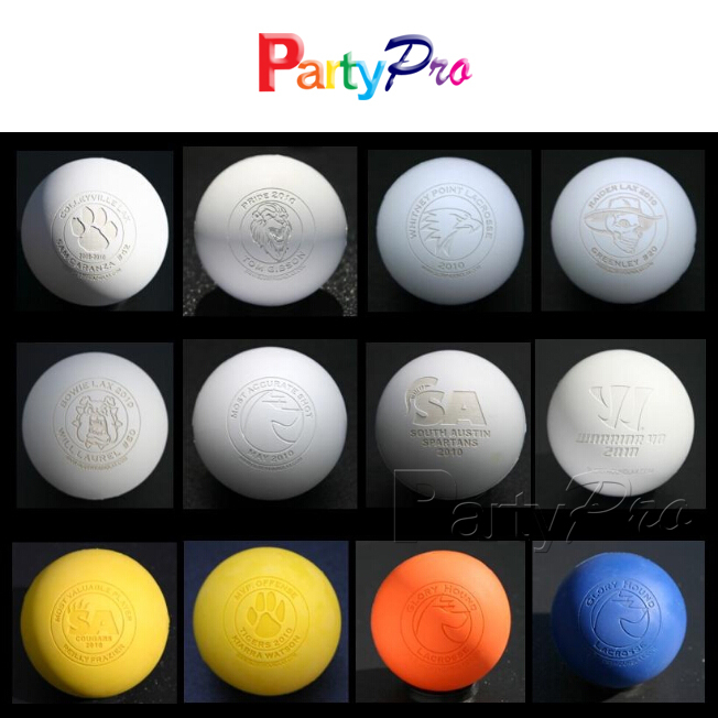 良い品質partypro2015新しいラクロスボールカラフルなレーザーエンボスロゴ-他のスポーツ＆娯楽用品問屋・仕入れ・卸・卸売り
