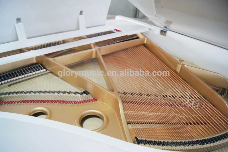 [Chloris]工場価格大きな木製アコースティックコンサート白赤赤ちゃんグランドピアノ、使用グランドピアノHG-152WA用販売-ピアノ問屋・仕入れ・卸・卸売り