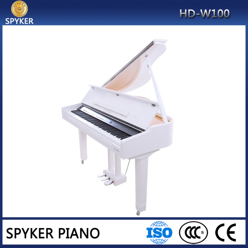 スパイカー/huangmahd-w10088鍵デジタルピアノ木製フレキシブルキーボードホワイトデジタルピアノ-ピアノ問屋・仕入れ・卸・卸売り
