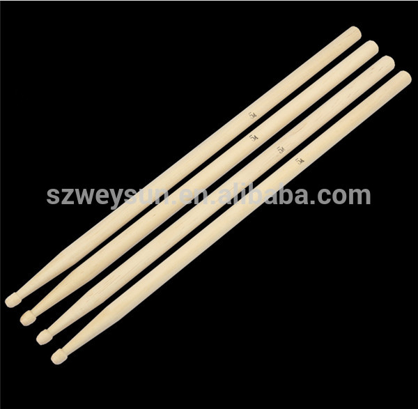 熱い販売!ペアの5aメープルウッドドラムスティックスティック用ドラムドラムセット軽量プロフェッショナルI344トップ品質-ドラム問屋・仕入れ・卸・卸売り