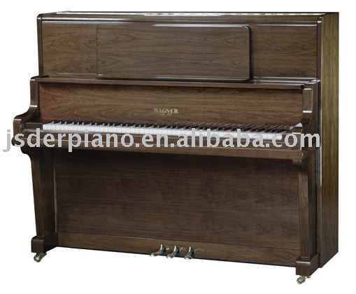 磨かれたクルミのアップライトピアノUP-126-L17のwagnerのjsder-ピアノ問屋・仕入れ・卸・卸売り