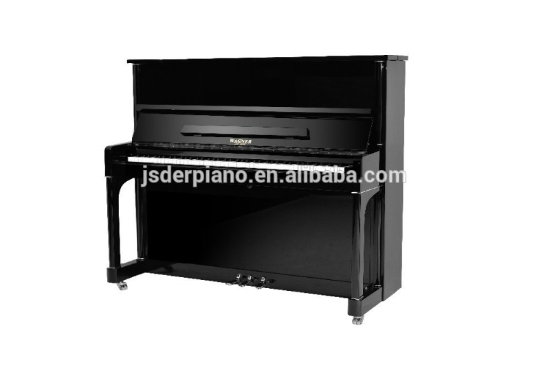 黒いアップライトピアノアップ- 126- 黒jsderワーグナー-ピアノ問屋・仕入れ・卸・卸売り
