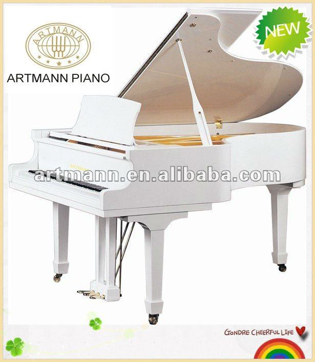 Artmannの白い小型グランドピアノGP148-ピアノ問屋・仕入れ・卸・卸売り