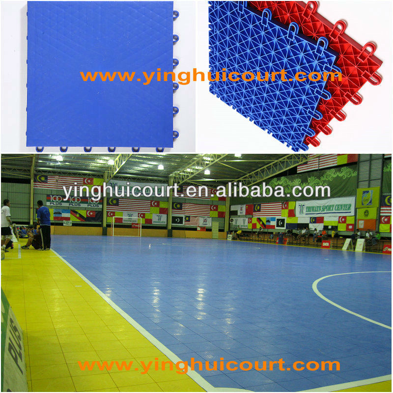 ポリプロピレンの屋内Futsalの連結のフロアーリングI-02-人工芝、スポーツ施設用フローリング問屋・仕入れ・卸・卸売り
