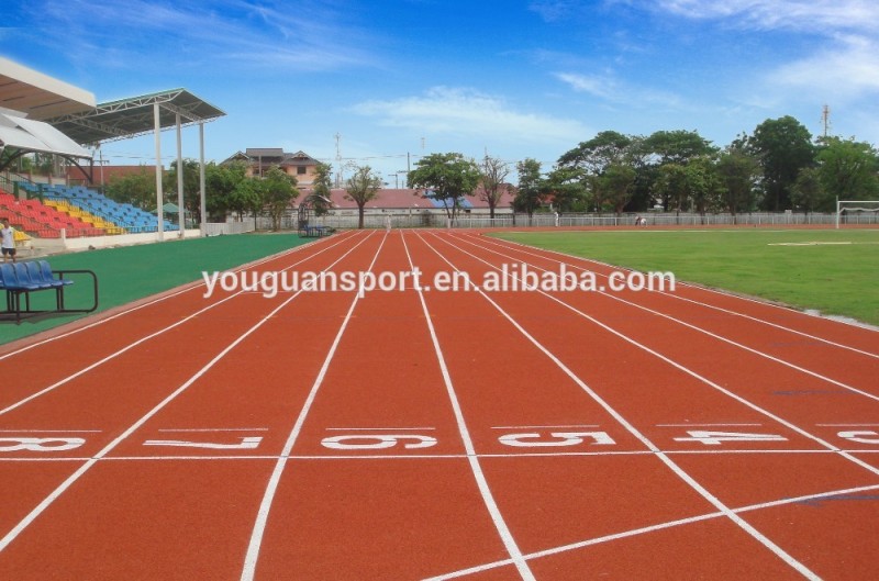 ポリウレタン合成材料ラバートラックiaafトラックを実行して-人工芝、スポーツ施設用フローリング問屋・仕入れ・卸・卸売り