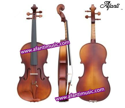 古典的なアンティークスタイル、無垢材バイオリン(afanti AVL-005)-バイオリン問屋・仕入れ・卸・卸売り
